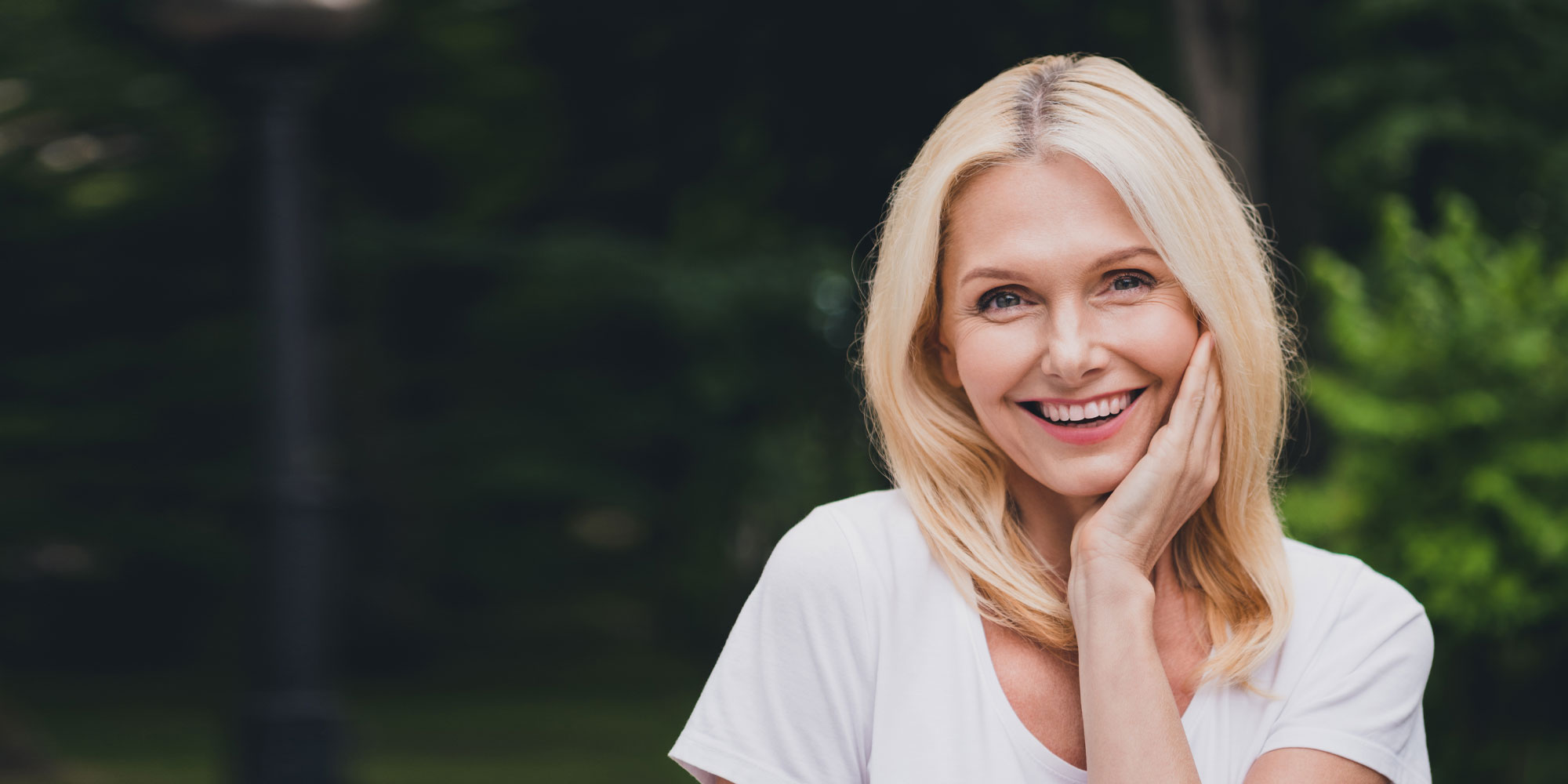 dental implants patient smiling